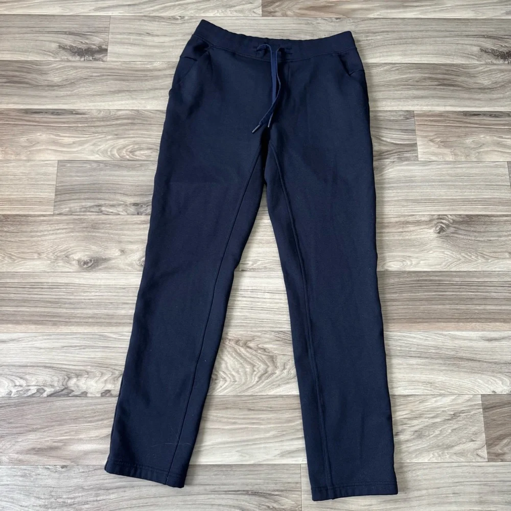 Lululemon Men's City Sweatpant Classic Fleece Heathered Nautical Navy Size Small